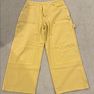 Avec Les Filles Mustard Yellow Denim